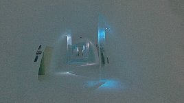 Icehotel hallway
