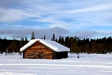 Cabin near Jukkasjaervi