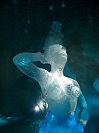 Dancers in the dark in Icehotel 365