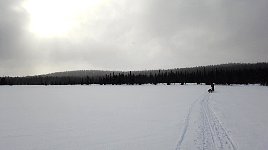 On the trail to Viktoriakyrkan