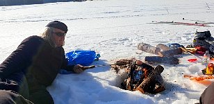 Barbecue in the snow