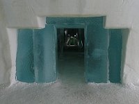 Ice hotel main corridor