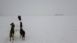 Snow on the way to Parte cabin