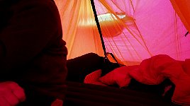 Staying inside the community tent