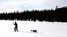 Matti and Annie making track