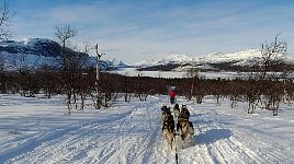 Final trail section to Saltoluokta