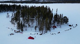 Tents at second campsite