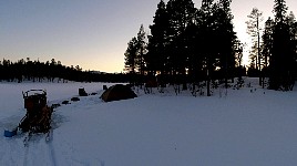 Tent at second campsite