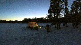 Main tent at campsite