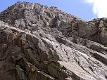 Rock climber near Lake Idwal