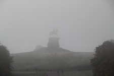 George III at Snow Hill, end of Long Walk, in morning fog