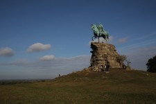 George III at Snow Hill, end of Long Walk