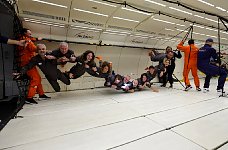 Group flight wave formation