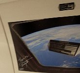 Airbus registration plate - in space