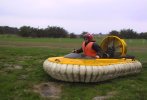 Hovercraft on land