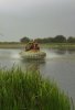 Hovercraft on a pond