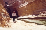 Me at Ein Avdat waterfall