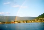 [Artic Cathedral with rainbow]