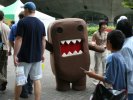 Mascot at street festival