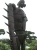 Robot soldier on roof of Ghibli museum, Mitaka