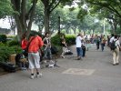 Music scene at Yoyogi Park